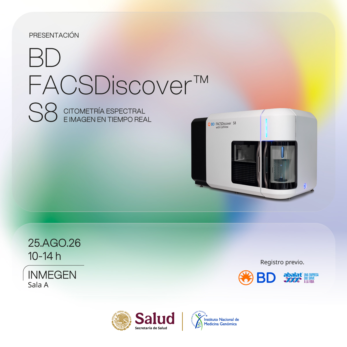 BD FACSDiscover S8: Citometría Espectral e Imagen en Tiempo Real