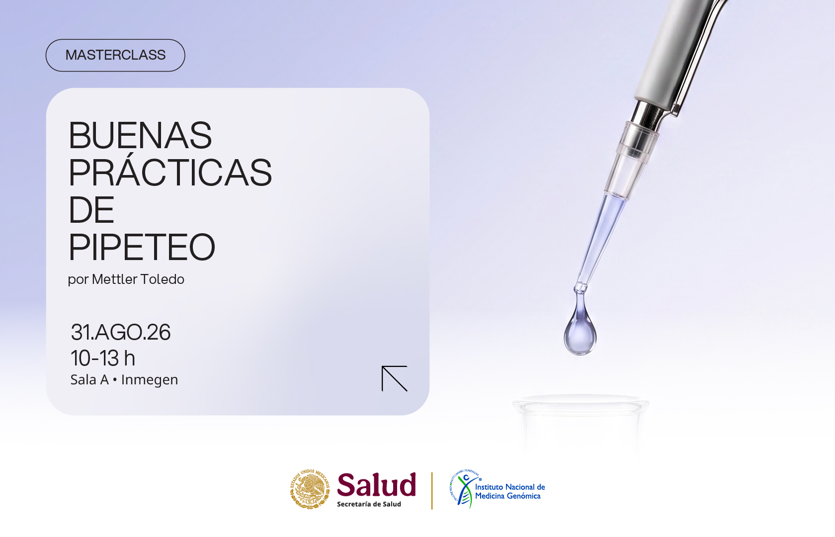 Buenas prácticas de pipeteo