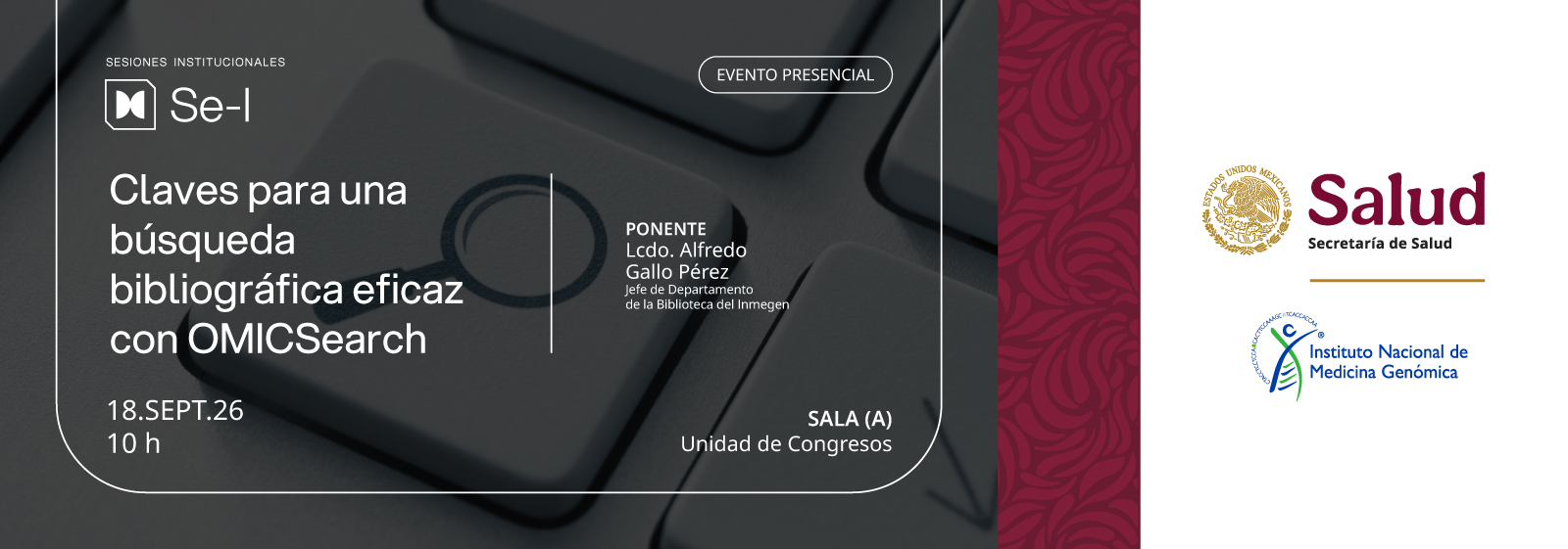Sesión presencial