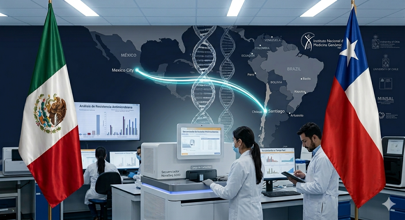 México y Chile comparten con América Latina la experiencia adquirida en vigilancia genómica de bacterias multirresistentes